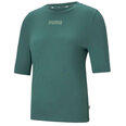 Marškinėliai moterims Puma Modern Basics Tee Cloud W 585929 45, žali