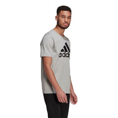 Marškinėliai vyrams Adidas Essentials Big Logo M GK9123, pilki kaina ir informacija | Vyriški marškinėliai | pigu.lt