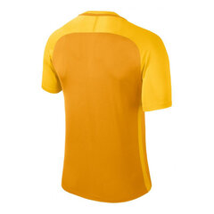 Футболка детская Nike Dry Trophy III Jr 881484739, желтая цена и информация | Рубашки для мальчиков | pigu.lt