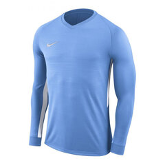 Футболка детская Nike Tiempo Premier Jr 894113412, синяя цена и информация | Рубашка для мальчиков | pigu.lt