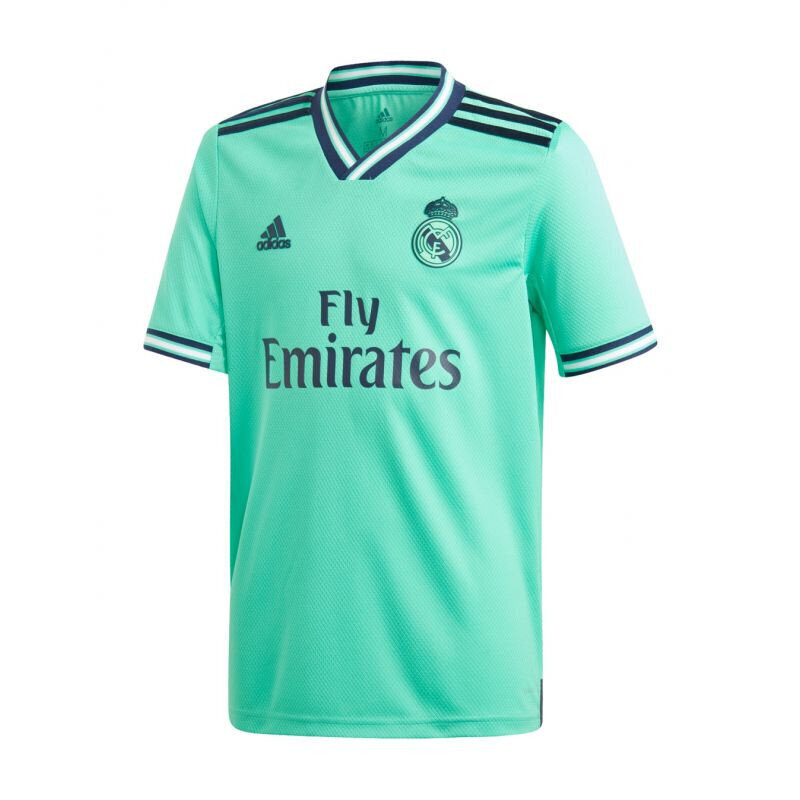 Marškinėliai vaikams Adidas Real Madrid 3rd Jr DX8917, žali цена и информация | Marškinėliai berniukams | pigu.lt