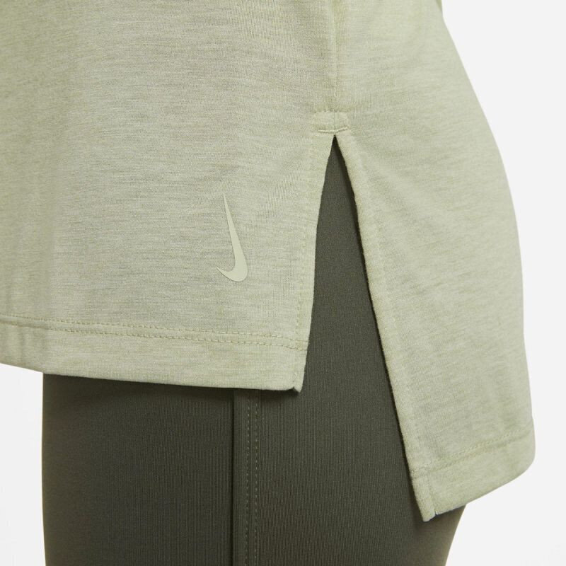 Marškinėliai moterims Nike Yoga Tank W CQ8826369, žali цена и информация | Marškinėliai moterims | pigu.lt
