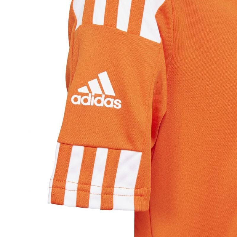 Sportiniai marškinėliai berniukams Adidas Squadra 21 Jr GN8089, oranžiniai цена и информация | Marškinėliai berniukams | pigu.lt