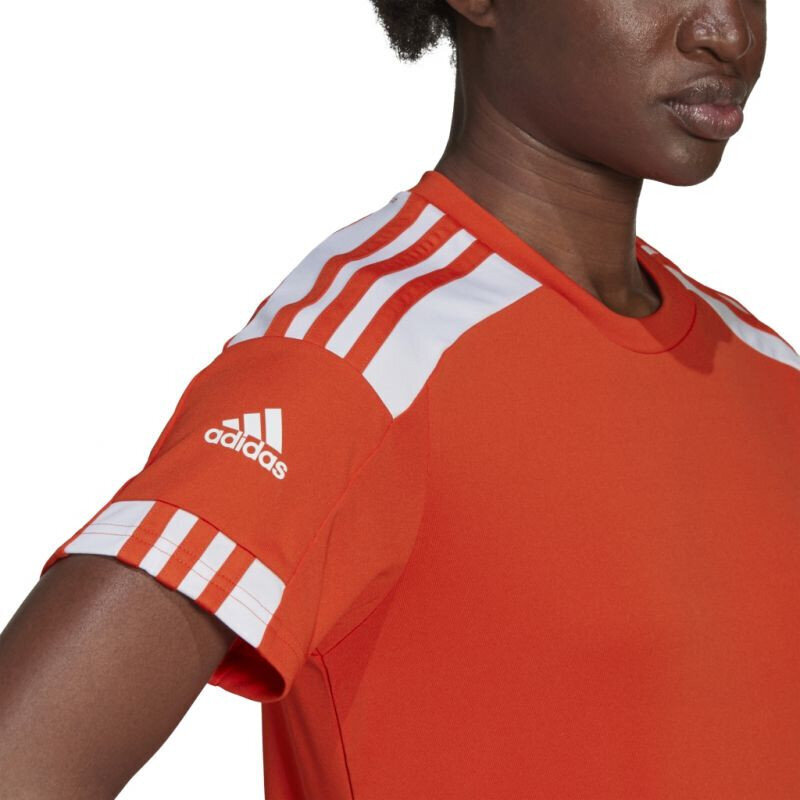 Marškinėliai moterims Adidas Squadra 21 W GN8087, oranžiniai kaina ir informacija | Marškinėliai moterims | pigu.lt