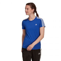 Marškinėliai moterims Adidas Loungewear Ess W H07815, mėlyni цена и информация | Футболка женская | pigu.lt