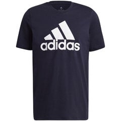 Marškinėliai vyrams Adidas Essentials Big Lo M GK9122, mėlyni kaina ir informacija | Vyriški marškinėliai | pigu.lt
