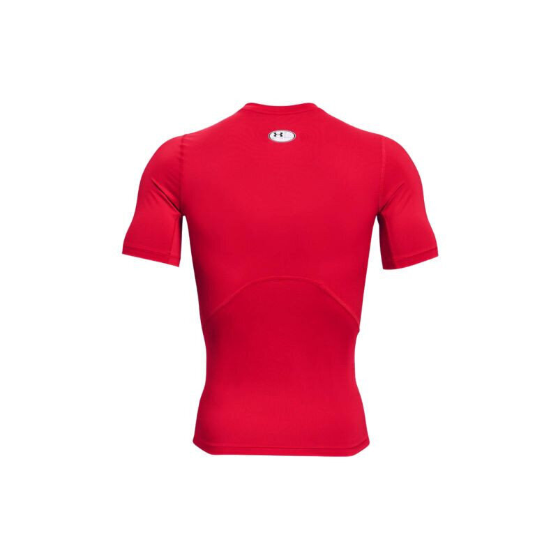 Marškinėliai vyrams Under Armor Heatgear Armor Short Sleeve M 1361518600, raudoni kaina ir informacija | Vyriški marškinėliai | pigu.lt