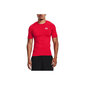 Marškinėliai vyrams Under Armor Heatgear Armor Short Sleeve M 1361518600, raudoni kaina ir informacija | Vyriški marškinėliai | pigu.lt
