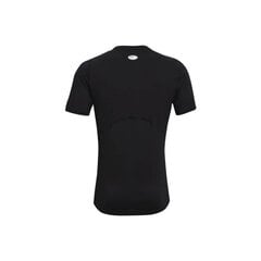 Мужская футболка Under Armor Heatgear Armor Fitted Short Sleeve M 1361683001, черная цена и информация | Мужские футболки | pigu.lt