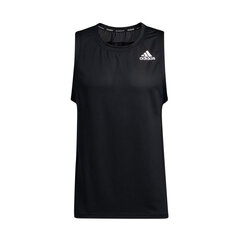 Marškinėliai vyrams Adidas Aeroready 3 Stripes Primeblue M GQ2154, juodi kaina ir informacija | Vyriški marškinėliai | pigu.lt