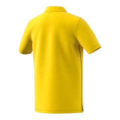 Детская футболка-поло Adidas Junior Core 18 Jr FS1903, желтая цена и информация | Рубашки для мальчиков | pigu.lt