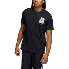 Футболка для мужчин Adidas Splash On Graphic M GS7188, черная цена и информация | Мужские футболки | pigu.lt