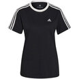 Marškinėliai moterims Adidas Essentials 3 Stripes W GS1379, juodi