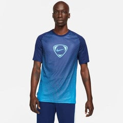 Marškinėliai vyrams Nike Dri Fit Academy M DA5568 492, mėlyni kaina ir informacija | Vyriški marškinėliai | pigu.lt