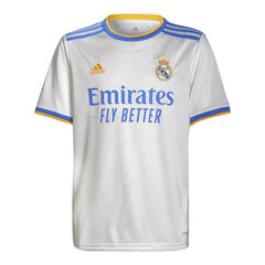 Футболка детская Adidas Real Madrid Home Jr GR3994, белая цена и информация | Рубашки для мальчиков | pigu.lt