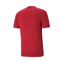 Marškinėliai vyrams Puma Team Cup Casuals M 65674201, raudoni kaina ir informacija | Vyriški marškinėliai | pigu.lt