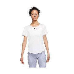 Marškinėliai moterims Nike Dri Fit One W DD0638100, balti цена и информация | Женские футболки | pigu.lt
