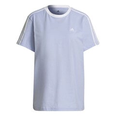 Marškinėliai moterims Adidas Essentials 3S W H10202, violetiniai kaina ir informacija | Marškinėliai moterims | pigu.lt