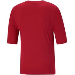 Marškinėliai moterims Puma Modern Basics Tee W 585929 22, raudoni kaina ir informacija | Marškinėliai moterims | pigu.lt