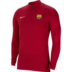 Футболка мужская Nike FC Barcelona Strike Soccer Drill Top M CW1736 621, красная цена и информация | Мужские футболки | pigu.lt