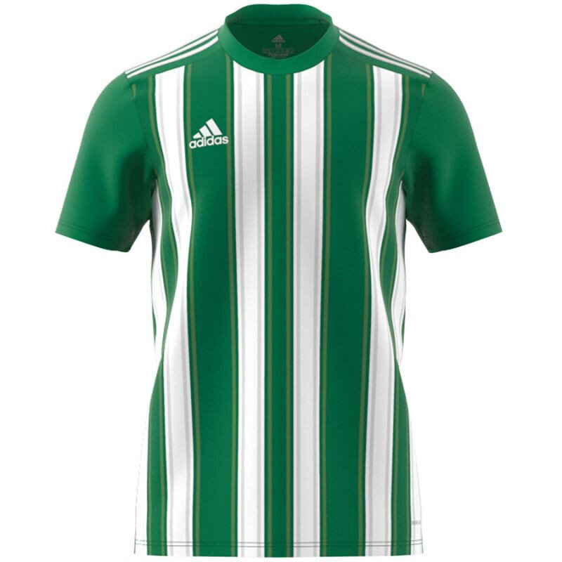 Marškinėliai vyrams Adidas Striped 21 JSY M H35644, žali цена и информация | Vyriški marškinėliai | pigu.lt