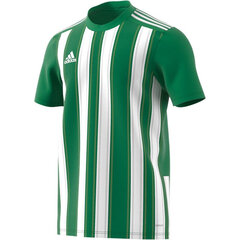 Футболка мужская Adidas Striped 21 JSY M H35644, зеленая цена и информация | Мужские футболки | pigu.lt