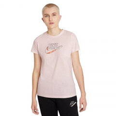 Футболка женская Nike Tee Futura W DJ1820 640, розовая цена и информация | Футболка женская Kinga, разноцветная | pigu.lt