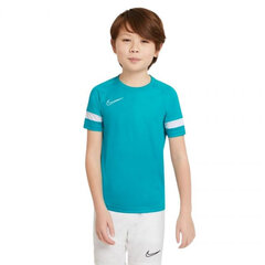 Marškinėliai vaikams Nike DF Academy 21 Top SS Jr CW6103 356, mėlyni kaina ir informacija | Marškinėliai berniukams | pigu.lt