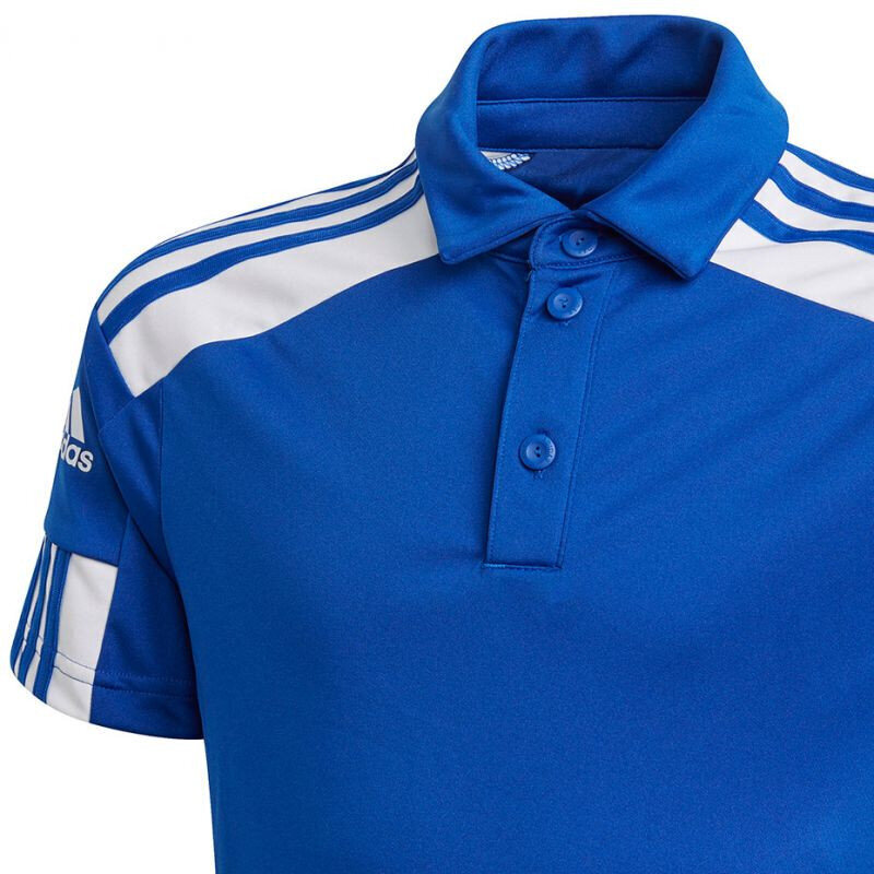 Sportiniai marškinėliai berniukams Adidas Squadra 21 Polo Jr GP6425, mėlyni kaina ir informacija | Marškinėliai berniukams | pigu.lt