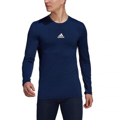 Marškinėliai vyrams Adidas Compression Long Sleeve Tee M GU7338, mėlyni kaina ir informacija | Vyriški marškinėliai | pigu.lt