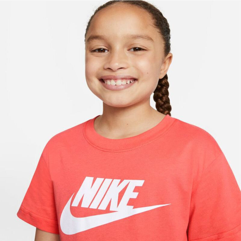 Marškinėliai vaikams Nike Sportswear Jr AR5088 814, rožiniai цена и информация | Marškinėliai berniukams | pigu.lt