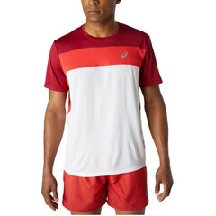 Футболка мужская Asics Race SS Top Tee M 2011A781107, белая цена и информация | Мужская спортивная одежда | pigu.lt