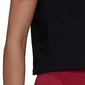 Marškinėliai moterims Adidas Gradient Logo Cropped T Shirt W GM5576, juodi kaina ir informacija | Marškinėliai moterims | pigu.lt