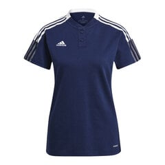 Футболка мужская Adidas Tiro 21 Polo M GK9674, синяя цена и информация | Футболка мужская | pigu.lt