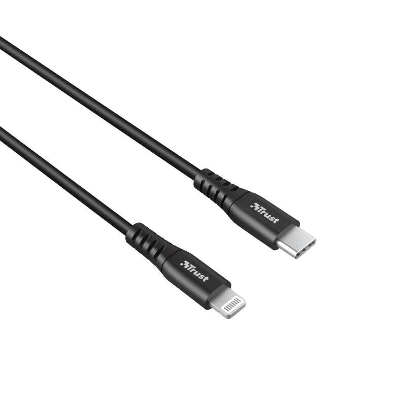 Trust Lightning į USB-C kaina ir informacija | Laidai telefonams | pigu.lt