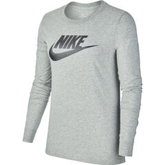 Marškinėliai moterims Nike Sportswear Long Sleeve T Shirt W BV6171 063, pilki kaina ir informacija | Marškinėliai moterims | pigu.lt