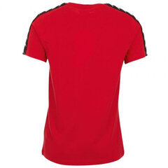 Футболка женская Kappa Jara W 310020 191763, красная цена и информация | Женские футболки | pigu.lt