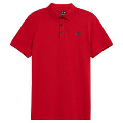 Marškinėliai vyrams 4F M NOSH4 TSM356 62S, raudoni kaina ir informacija | Vyriški marškinėliai | pigu.lt