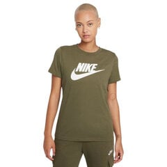Marškinėliai moterims Nike Nsw Tee Essentail Icon Futura T Shirt W BV6169 223, žali kaina ir informacija | Marškinėliai moterims | pigu.lt