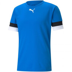 Футболка спортивная мужская Puma teamRise Jersey M 704932 02, синяя цена и информация | Мужские футболки | pigu.lt