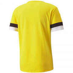 Sportiniai marškinėliai vyrams Puma teamRise Jersey M 704932 07, geltoni kaina ir informacija | Vyriški marškinėliai | pigu.lt