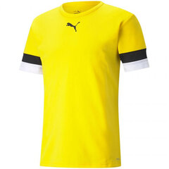 Мужская спортивная футболка Puma teamRise Jersey M 704932 07, желтая цена и информация | Мужские футболки | pigu.lt