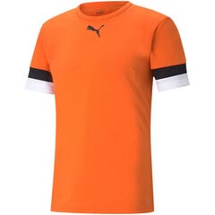 Sportiniai marškinėliai vyrams Puma teamRise Jersey M 704932 08, oranžiniai kaina ir informacija | Vyriški marškinėliai | pigu.lt