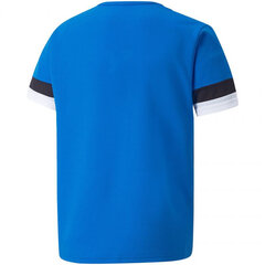 Marškinėliai vaikams Puma TeamRise Jersey Jr 704938 02, mėlyni kaina ir informacija | Marškinėliai berniukams | pigu.lt