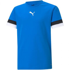 Футболка детская Puma TeamRise Jersey Jr 704938 02, синяя цена и информация | Рубашка для мальчиков | pigu.lt