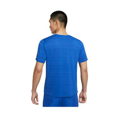 Marškinėliai vyrams Nike Dri Fit Miler M CU5992480, mėlyni цена и информация | Мужские футболки | pigu.lt