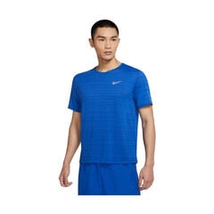Marškinėliai vyrams Nike Dri Fit Miler M CU5992480, mėlyni цена и информация | Мужские футболки | pigu.lt
