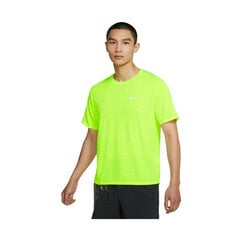 Marškinėliai vyrams Nike Dri Fit Miler M CU5992702, žali kaina ir informacija | Vyriški marškinėliai | pigu.lt