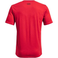 Футболка мужская Under Armour Sportstyle Logo SS T Shirt M 1329 590 601, красная цена и информация | Футболка мужская | pigu.lt
