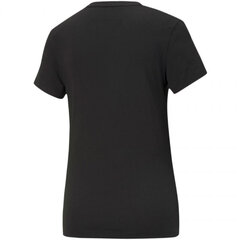 Футболка женская Puma ESS Embroidered Tee W 587901 01, черная цена и информация | Женские футболки | pigu.lt